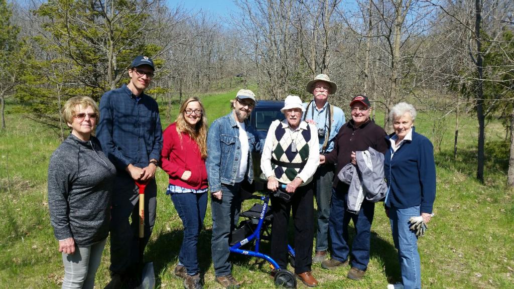 Tree planting at Glen Burn