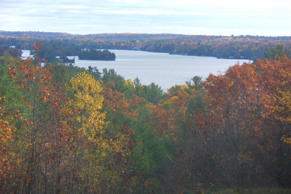 Fall views at Jeffrey-Cowan Forest Preserve, North Kawartha, Stony Lake