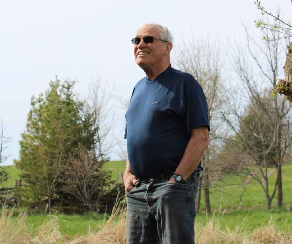 Bruce Kidd at Kidd Farm in Douro