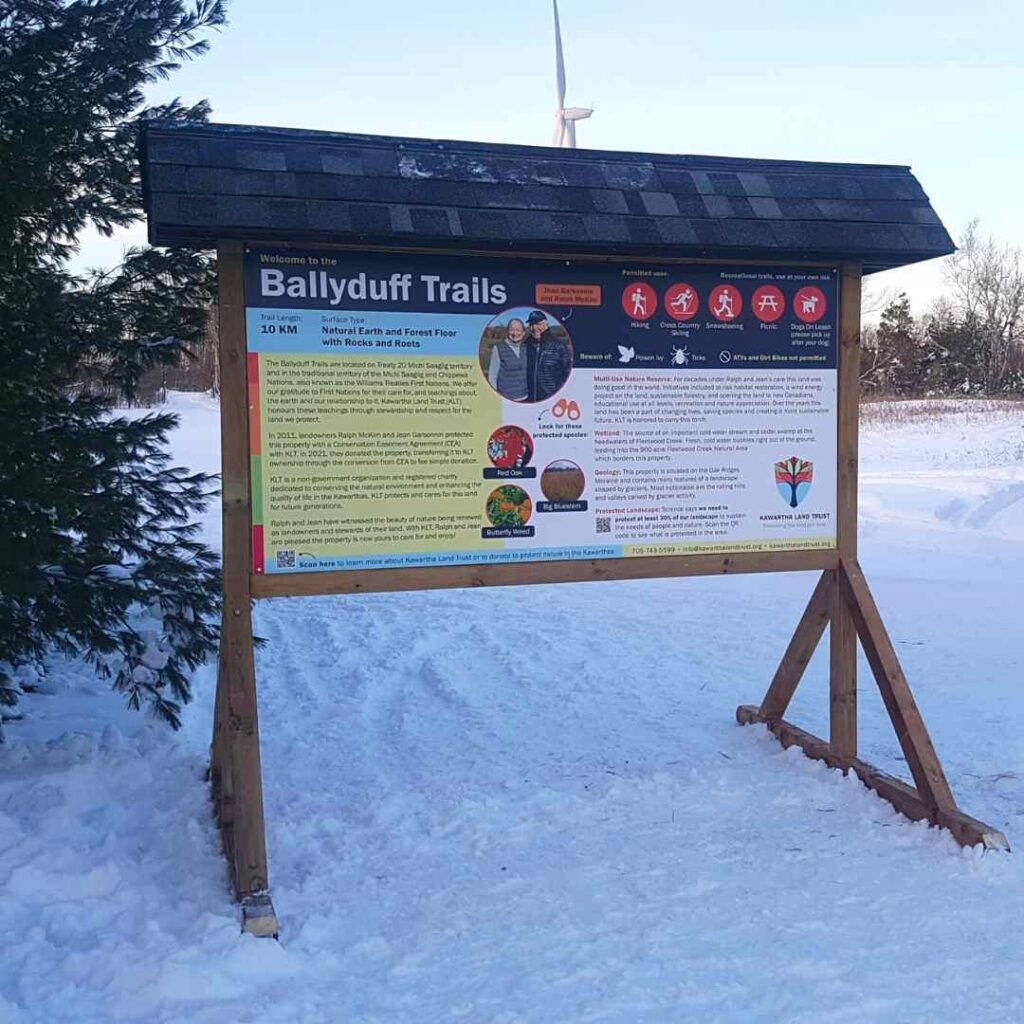 Ballyduff Trails new trailhead sign