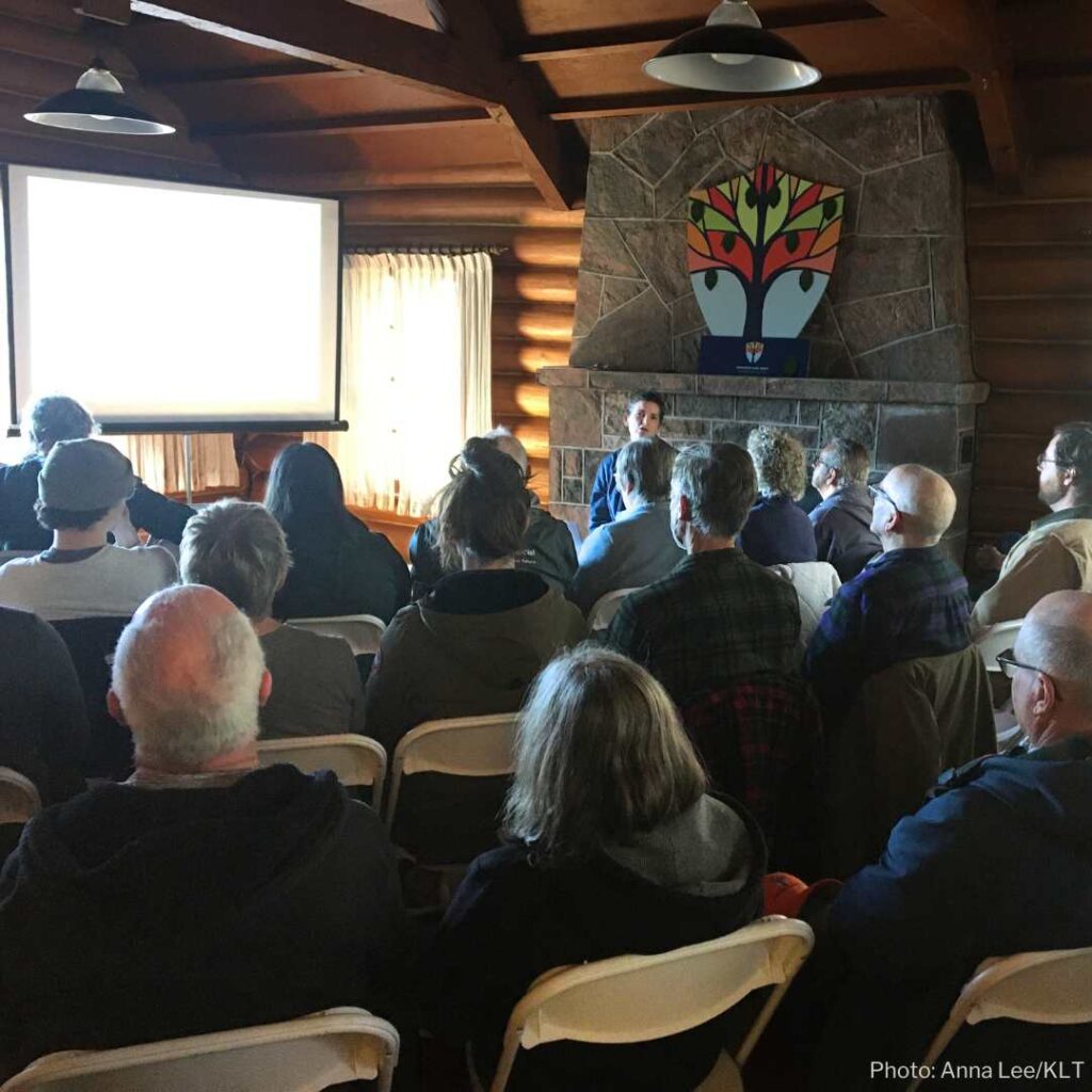 KLT Volunteers at a volunteer orientation training session